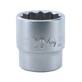 Wiha Tools 33735 3/8" Drive Socket, 12 Point, 20.0mm