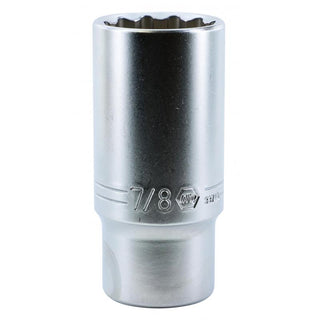 Wiha Tools 33749 3/8 Inch Drive Deep Socket, 12 Point, 7/8 Inch