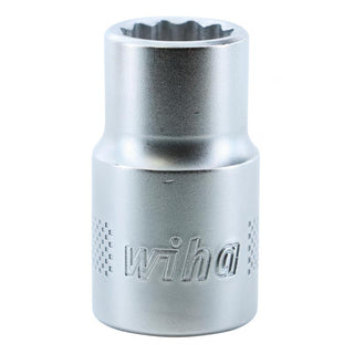 Wiha Tools 33829 1/2 Inch Drive Socket, 12 Point, 13 mm