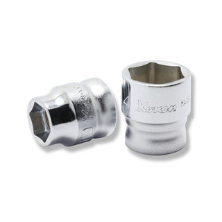 Ko-Ken 3400MZ-21 3/8 Sq. Dr. Socket 21mm 6 point Length 23mm Z-series