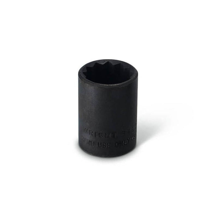 Wright Tool 34118 1/2-Inch Drive 9/16-Inch 12 Point Black Industrial Socket