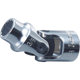 Ko-Ken 3445A-7/16 3/8 Sq. Dr. Universal Socket 7/16 12 point Length 49.5mm