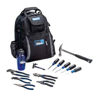 Ideal 35-742 Limited Edition Electrician's Champion 14-Piece Backpack Kit