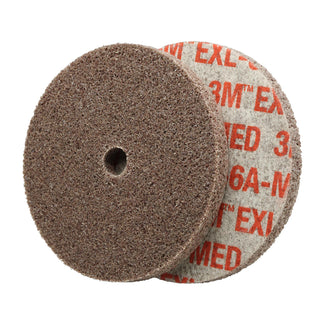 Scotch-Brite EXL Unitized Wheel, XL-UW, 6A Medium, 1 in x 1/8 in x 1/8
in