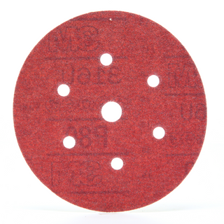 3M Hookit Red Abrasive Disc Dust Free, 01147, 6 in, P80, 50 discs per
carton