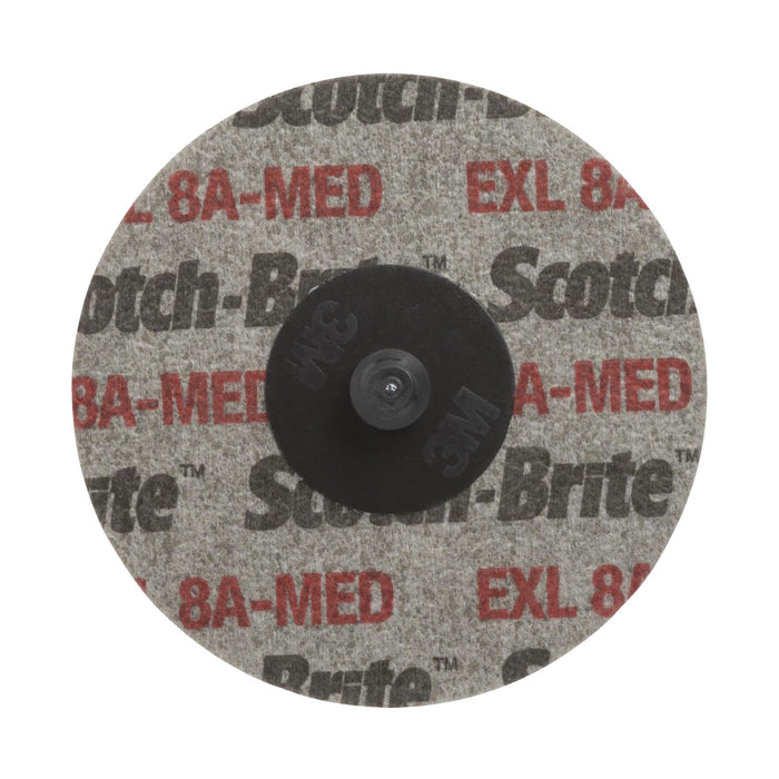 Scotch-Brite Roloc EXL Unitized Wheel, XL-UR, 8A Medium, TR, 3 in,
10/Carton