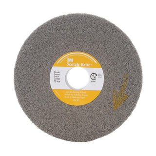 Scotch-Brite Light Deburring Wheel, LD-WL, 6S Fine, 8 in x 1 in x 3 in