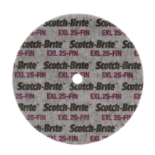 Scotch-Brite EXL Unitized Wheel, XL-UW, 3S Fine, 6 in x 1/4 in x 3/4
in