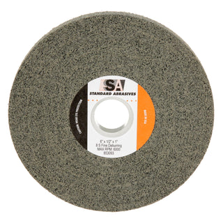 Standard Abrasives Deburring Wheel 853093, 6 in x 1/2 in x 1 in 8S FIN