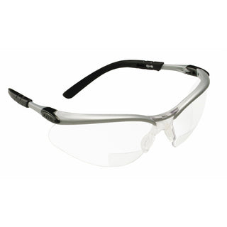 3M BX Reader Protective Eyewear 11375-00000-20, Clear Lens, SilverFrame