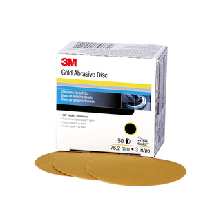 3M Hookit Gold Disc, 00918, 3 in, P150, 50 discs per carton