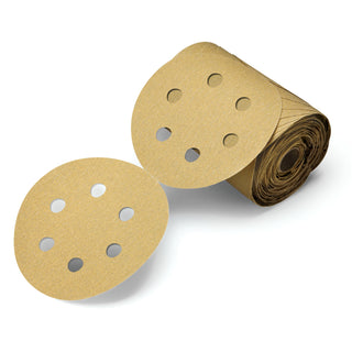 3M Stikit Paper Disc Roll 236U, 6 in x NH 6 Hole, P80 C-weight, D/F,Die 600HZ