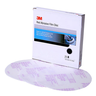 3M Hookit Red Finishing Film Abrasive Disc 260L, 01185, 6 in, P1200