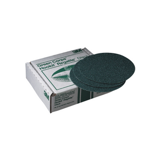 3M Green Corps Hookit Disc, 00516, 6 in, 36, 25 discs per carton