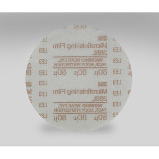 3M Hookit Microfinishing Film Disc 268L, 80 Mic 3MIL, Type D, 5 in x
NH