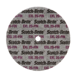 Scotch-Brite EXL Unitized Wheel, XL-UW, 6S Fine, 3 in x 1/4 in x 3/8
in