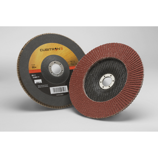 3M Cubitron II Flap Disc 967A, 60+, T27, 7 in x 7/8 in