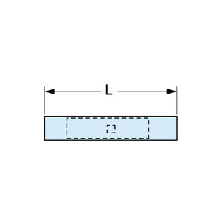 3M Butt Connector, Nylon Insulated Seamless, 62-SN-A, Max. Temp. -40 to221 °F