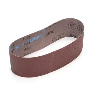 3M Cloth Belt 340D, 3 in x 24 in P120 X-weight, 10/Carton