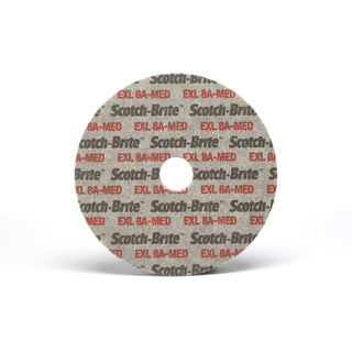 Scotch-Brite EXL Unitized Wheel, XL-UW, 8A Medium, 6 in x 1 in x 1/2
in