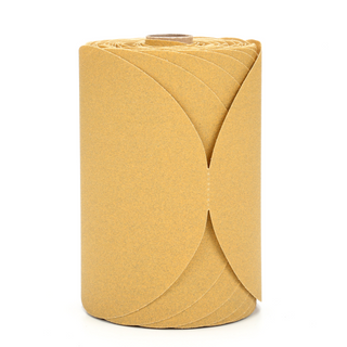 3M Stikit Gold Paper Disc 216U, 49916, 6 in, P120A, 125 discs per
roll