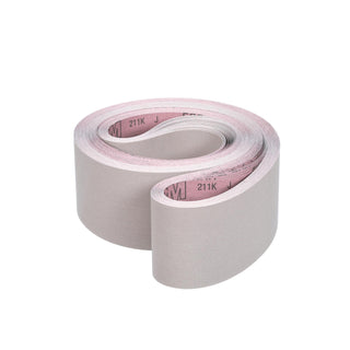 3M Cloth Belt 211K, 500 J-weight, 4 in x 84 in, Film-lok, L-flex