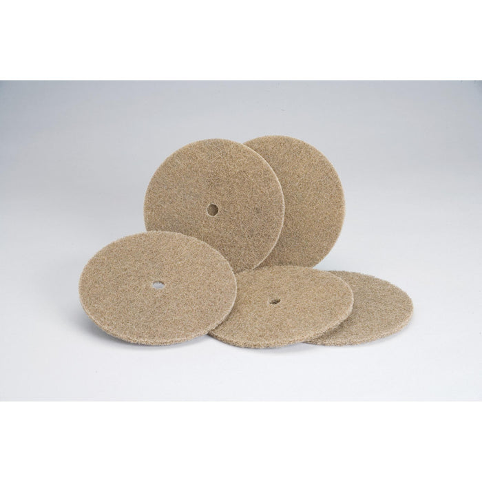 Standard Abrasives Buff and Blend AP Disc, 873410, 4 in x 1/4 in A MED