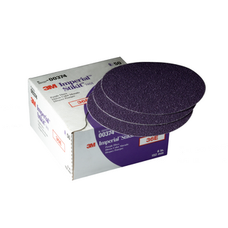 3M Imperial Stikit Disc, 00374, 6 in, 36E, 50 discs per carton