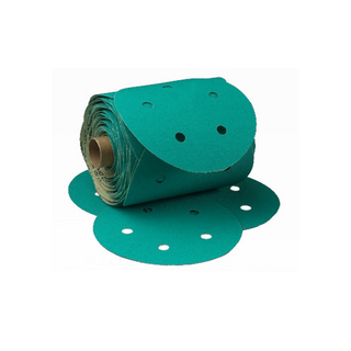 3M Stikit Green Disc Roll Dust Free, 01566, 6 in, 80, 100 discs per
roll