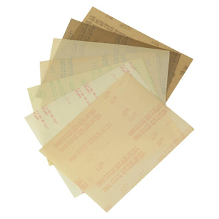 3M Microfinishing Film Sheet 272L, 15 Mic 5MIL, Type UK, 9 in x 11 in