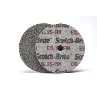 Scotch-Brite EXL Unitized Wheel, XL-UW, 2S Fine, 1 in x 1/2 in x 3/16
in