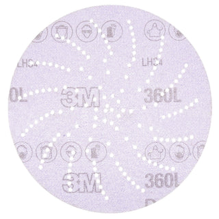 3M Xtract Film Disc 360L, P220 3MIL, 3 in, Die 300LG, 100/Carton