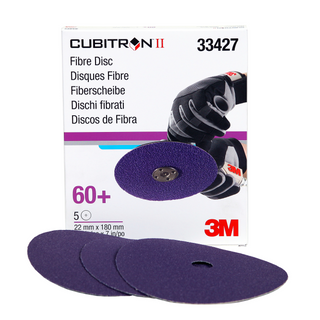 3M Cubitron II Abrasive Fibre Disc 33427, 7 in x 7/8 in (180 mm x
22 mm), 60+