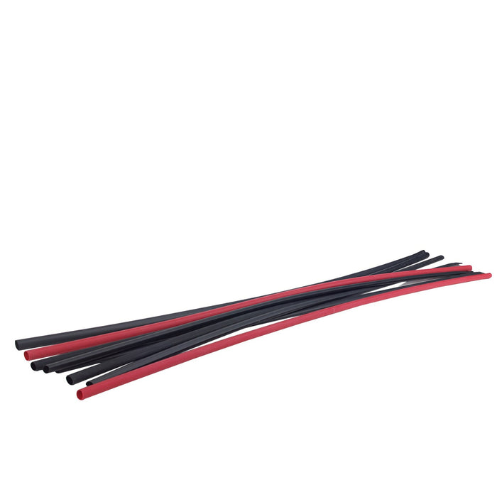 3M Heat Shrink Thin-Wall Tubing FP-301-1 1/2-48"-Red-24 Pcs, 48 inLength sticks