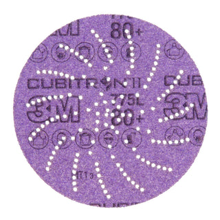 3M Xtract Cubitron II Film Disc 775L, 80+, 5 in, Die 500LG, 50/Carton