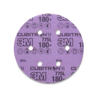 3M Cubitron II Hookit Film Disc 775L, 80+, 6 in x NH, D/F 6HL, Die
600HZ