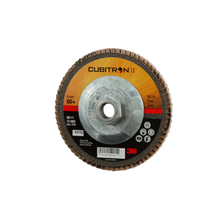 3M Cubitron II Flap Disc 967A, 60+, T27, 5 in x 5/8"-11