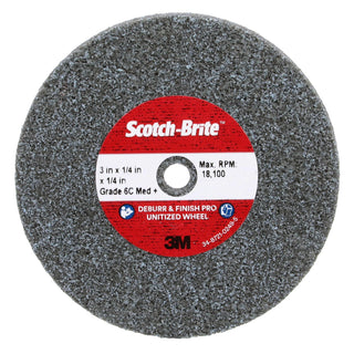 Scotch-Brite Deburr & Finish Pro Unitized Wheel, DP-UW, 6C Medium+