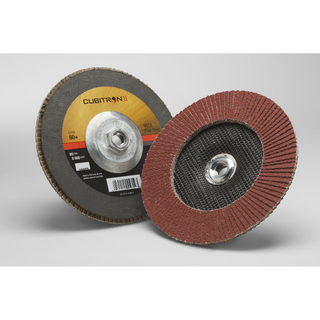 3M Cubitron II Flap Disc 967A, 60+, T27 Quick Change, 7 in x 5/8"-11