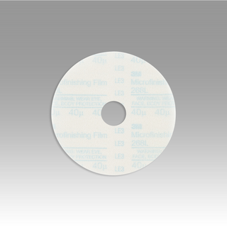 3M Hookit Microfinishing Film Disc 268L, 40 Mic 3MIL, Type D, 3 in x
7/8 in