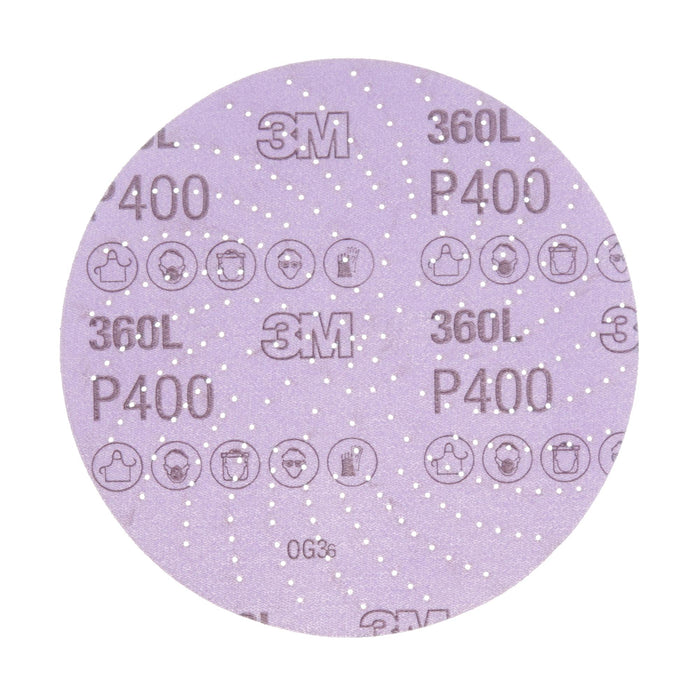 3M Xtract Film Disc 360L, 20802, P400 3MIL, 6 in, 100/Carton