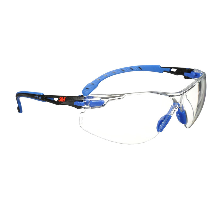 3M Solus 1000-Series Safety Glasses S1101SGAF, Black/Blue