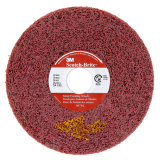 Scotch-Brite Metal Finishing Wheel, MF-WL, 5A Coarse, 6 in x 2 in x 1
in