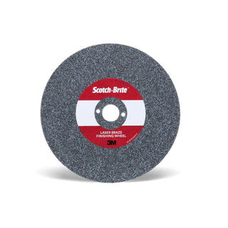 Scotch-Brite Laser Braze Finishing Wheel, 4 in x 3.0mm x 1/4 in