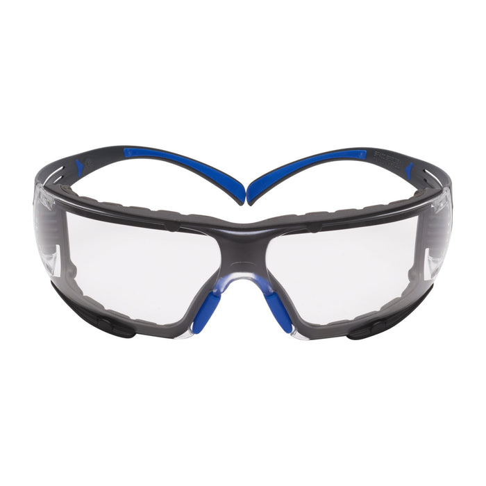 3M SecureFit Safety Glasses SF401SGAF-BLU-F, Blue/Gray