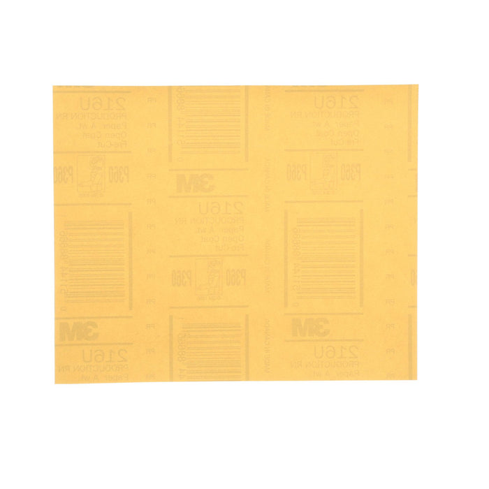 3M Gold Sheet 216U, 35332, P320, A wt, 18 in x 18 in, 310 sheets per
case