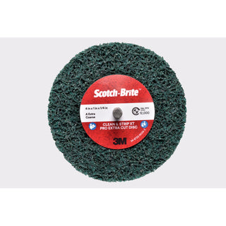 Scotch-Brite Clean and Strip XT Pro Extra Cut Disc, XC-DC, A/O XCRS,
Green