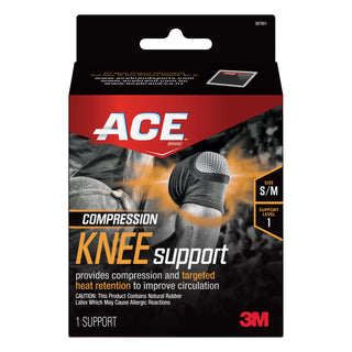 ACE Compression Knee Support 907001, SM/MED