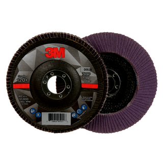 3M Flap Disc 769F, 120+, T29, 5 in x 7/8 in