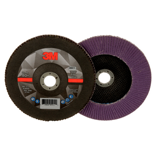 3M Flap Disc 769F, 80+, T27, 7 in x 7/8 in